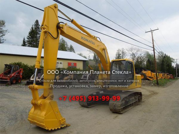 Стекло для гусеничных экскаваторов Komatsu PC150LC