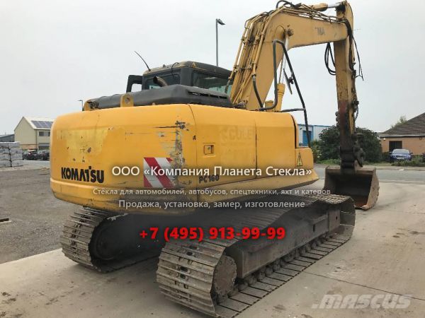Стекло для гусеничных экскаваторов Komatsu PC160-7
