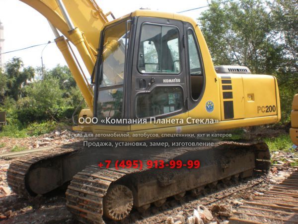 Стекло для гусеничных экскаваторов Komatsu PC200-6B