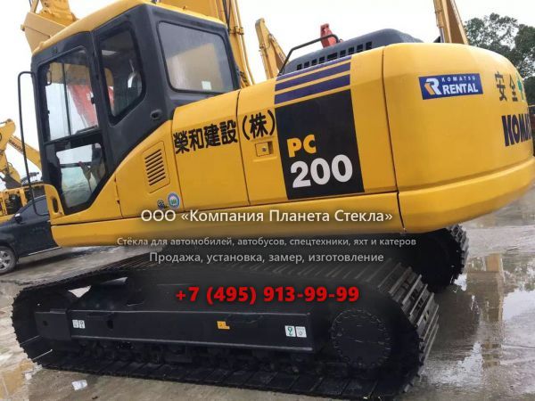 Стекло для гусеничных экскаваторов Komatsu PC200-7