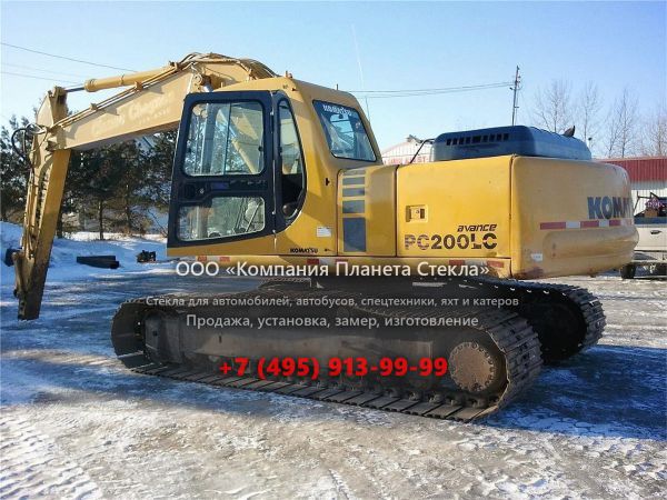 Стекло для гусеничных экскаваторов Komatsu PC200LC-6LE