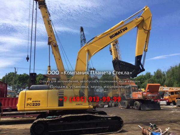 Стекло для гусеничных экскаваторов Komatsu PC220-6