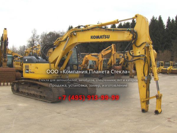 Стекло для гусеничных экскаваторов Komatsu PC228USLC-3