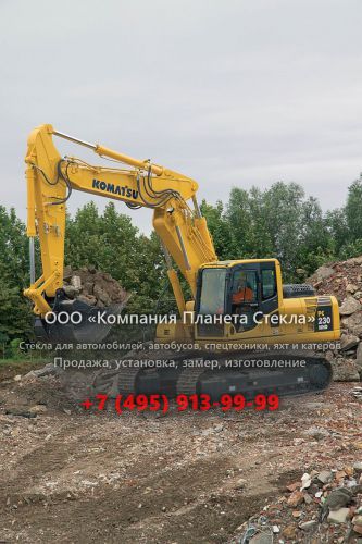 Стекло для гусеничных экскаваторов Komatsu PC230NHD-8