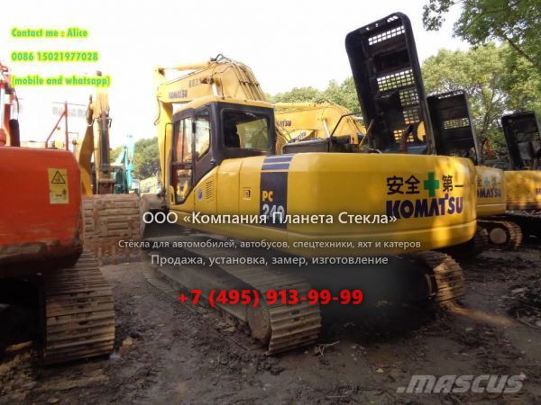 Стекло для гусеничных экскаваторов Komatsu PC240-7