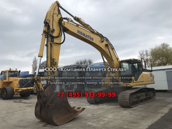 Стекло для гусеничных экскаваторов Komatsu PC340LC-7