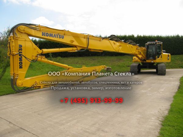 Стекло для гусеничных экскаваторов Komatsu PC350LC/NLC-8