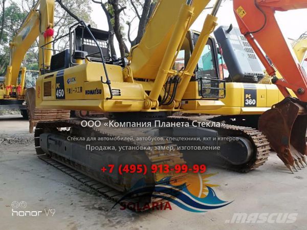 Стекло для гусеничных экскаваторов Komatsu PC450