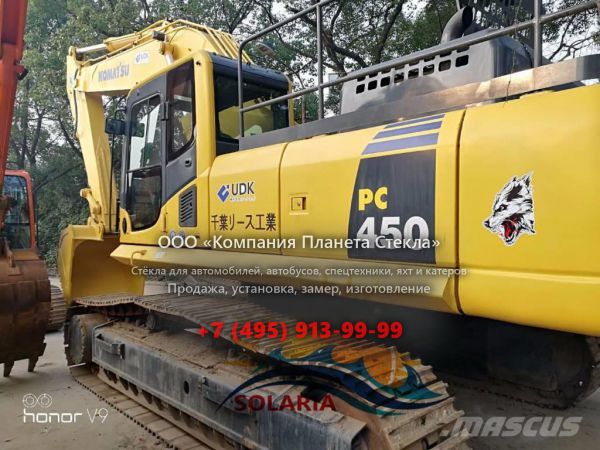 Стекло для гусеничных экскаваторов Komatsu PC450-8
