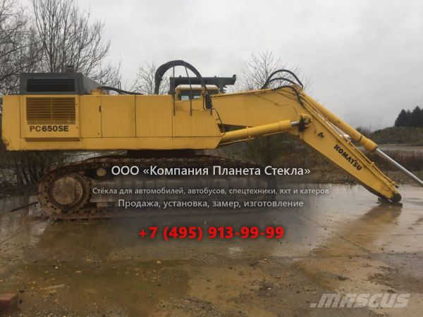 Стекло для гусеничных экскаваторов Komatsu PC650LC