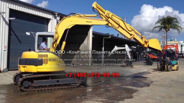 Стекло для гусеничных экскаваторов Komatsu PC75-3