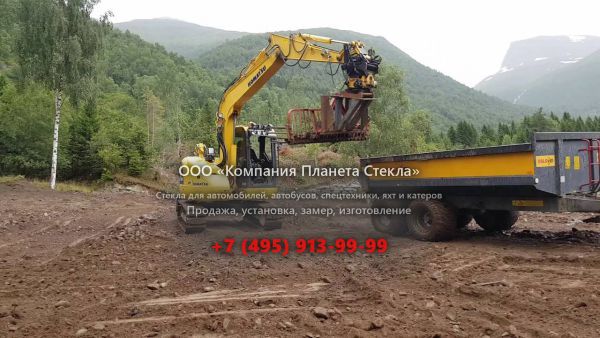 Стекло для гусеничных экскаваторов Komatsu PC78