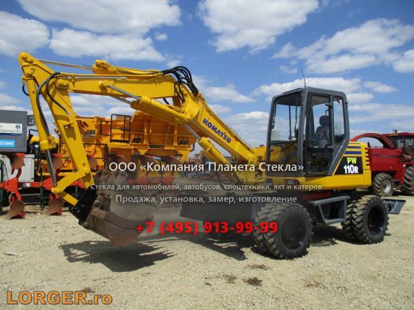 Стекло для колёсных экскаваторов Komatsu PW110