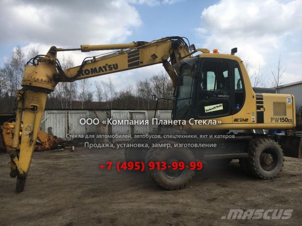 Стекло для колёсных экскаваторов Komatsu PW150ES-6
