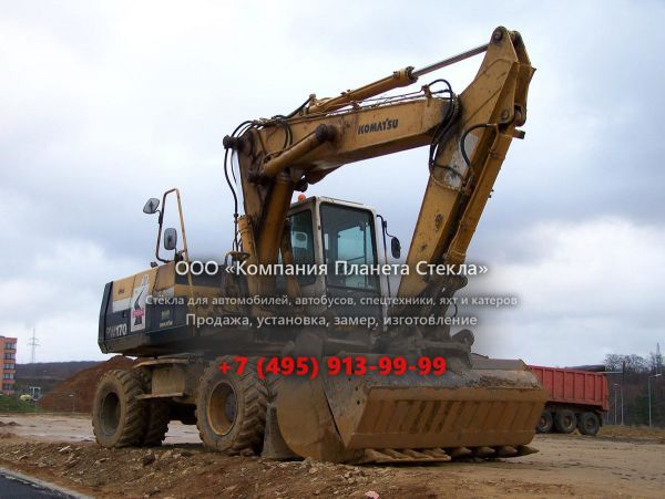 Стекло для колёсных экскаваторов Komatsu PW170-5