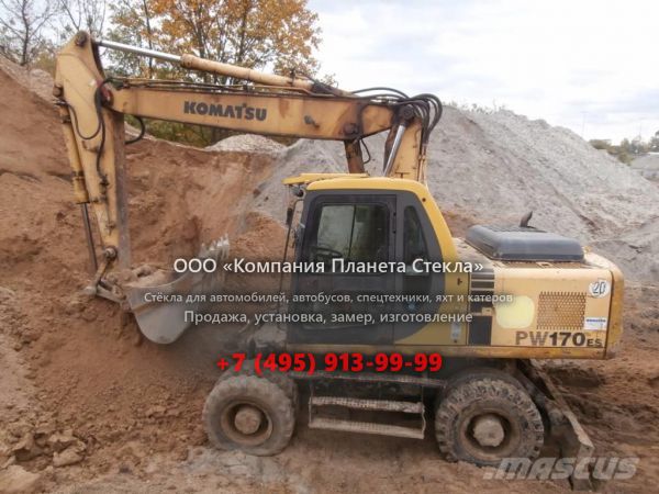 Стекло для колёсных экскаваторов Komatsu PW170ES