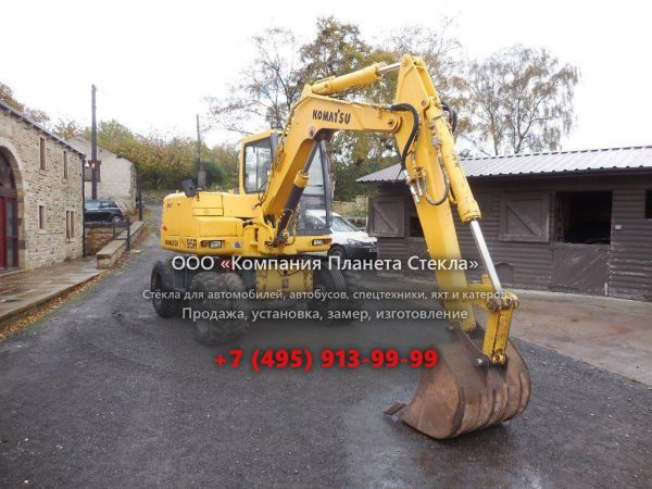 Стекло для колёсных экскаваторов Komatsu PW95R