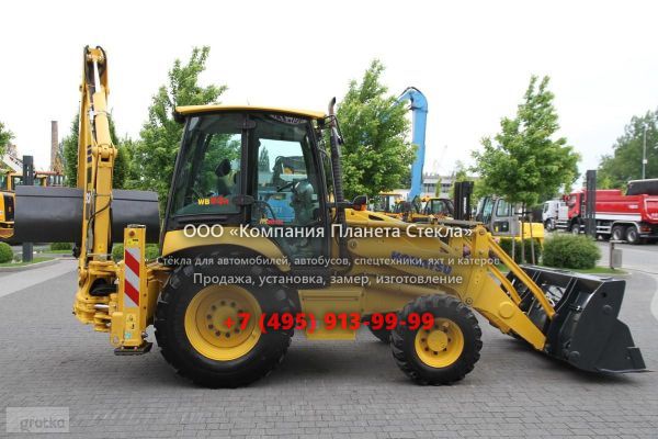 Стекло для экскаваторов-погрузчиков Komatsu WB93R-5E0