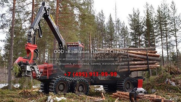 Стекло для харвардеров Komatsu X-19