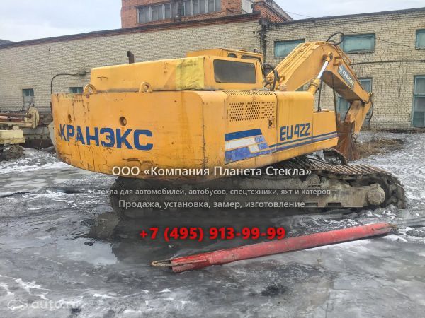Стекло для гусеничных экскаваторов Кранэкс EU 422