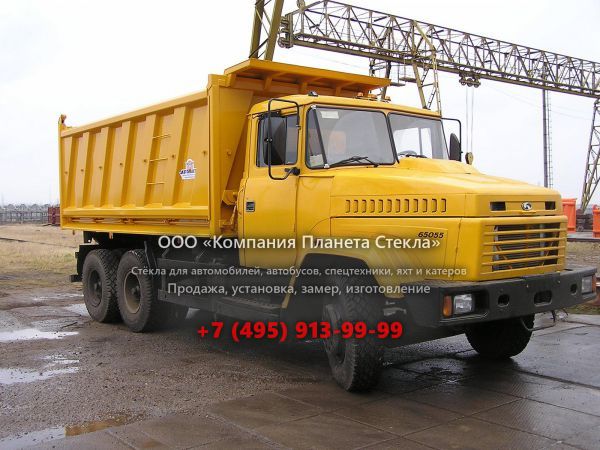 Стекло для самосвалов КрАЗ 65055
