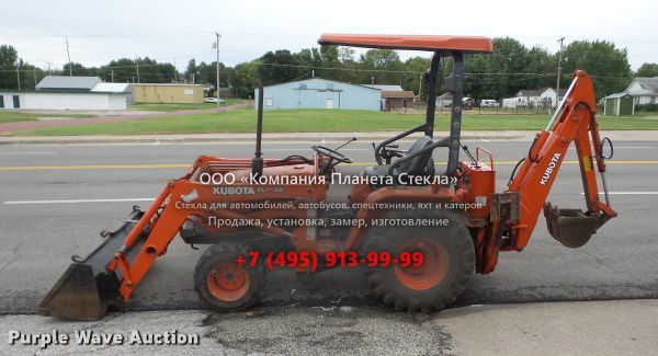 Стекло для экскаваторов-погрузчиков Kubota B20