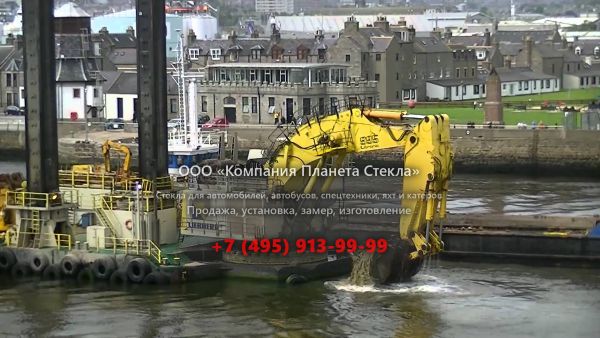 Стекло для экскаваторы-амфибии Liebherr P 995 Litronic