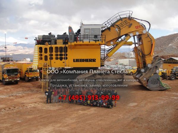 Стекло для экскаваторы-амфибии Liebherr P 996 Litronic