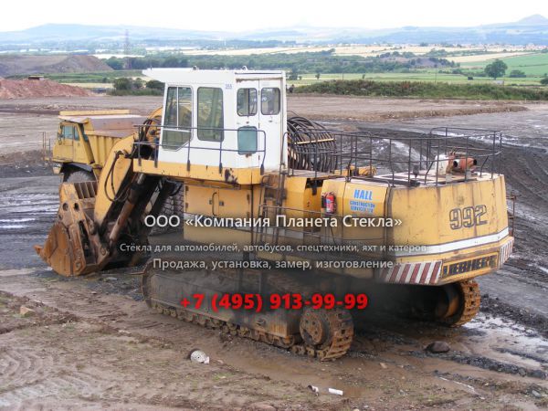 Стекло для карьерных экскаваторов Liebherr R 992