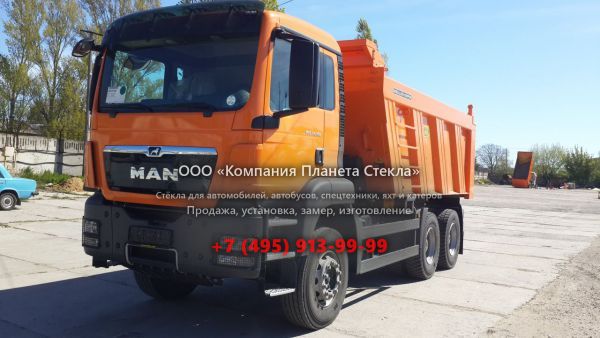 Стекло для самосвалов MAN TGS 33.390 BB-WW