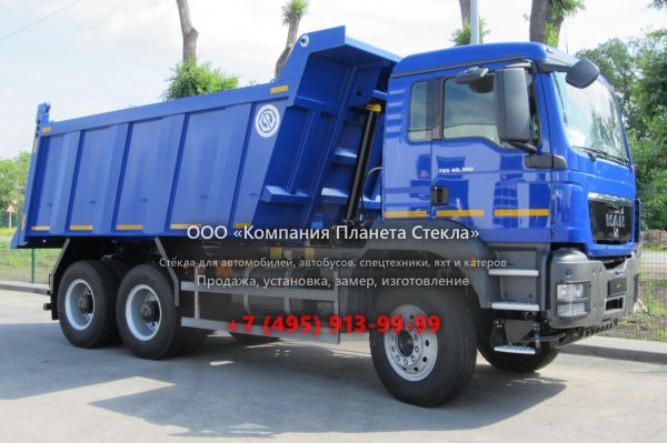 Стекло для самосвалов MAN TGS 40.390 6x4 BB-WW