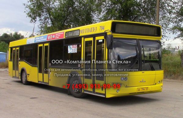 Стекло для городской автобус МАЗ 103С