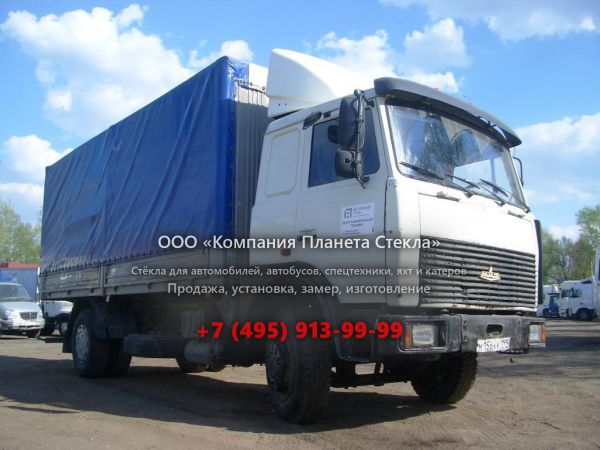 Стекло для бортовых автомобили МАЗ 5336A5