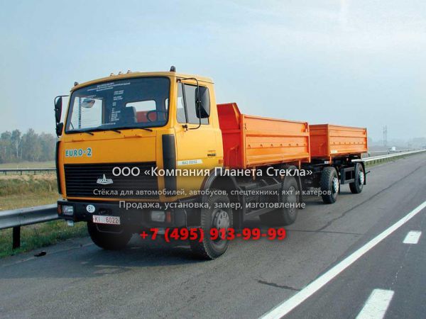 Стекло для самосвалов МАЗ 5551