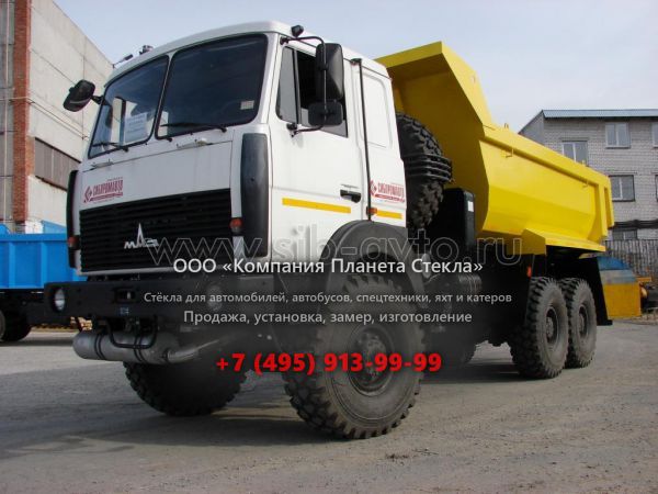 Стекло для самосвалов МАЗ 555130