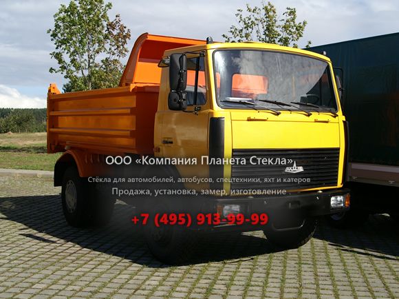 Стекло для шасси МАЗ 5551W3