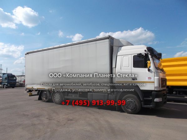 Стекло для бортовых автомобили МАЗ 6310E9