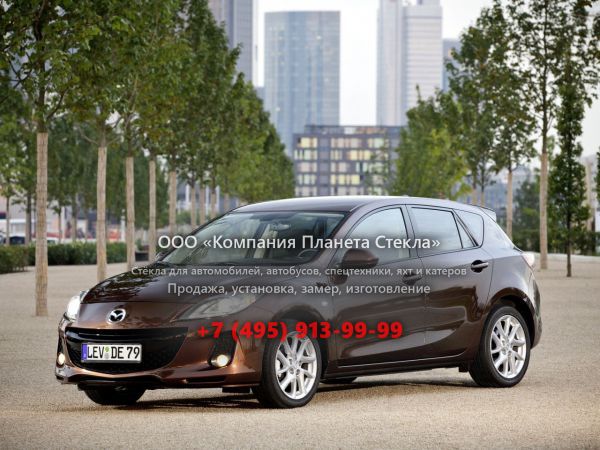 Стекло для Mazda 3 хетчбэк 2011 - 2013, BL [рестайлинг]