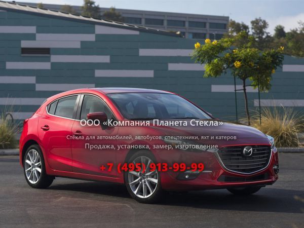 Стекло для Mazda 3 хетчбэк 2016 - 2018, BM [рестайлинг]
