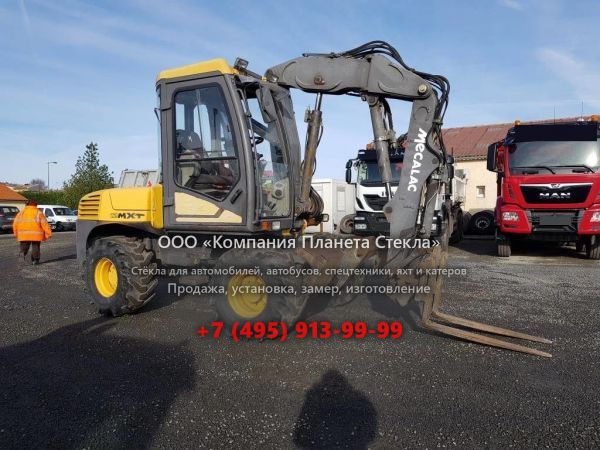 Стекло для колёсных экскаваторов Mecalac 12MXT