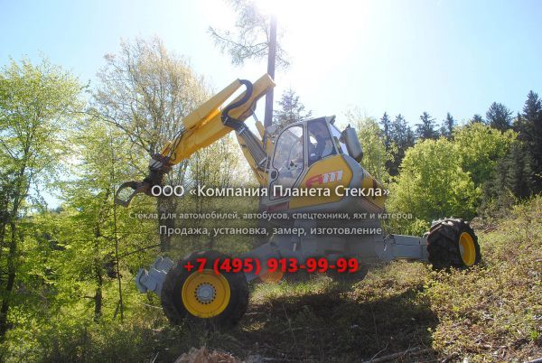 Стекло для нестандартных экскаваторов Menzi Muck A111