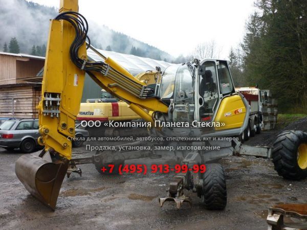 Стекло для нестандартных экскаваторов Menzi Muck A91