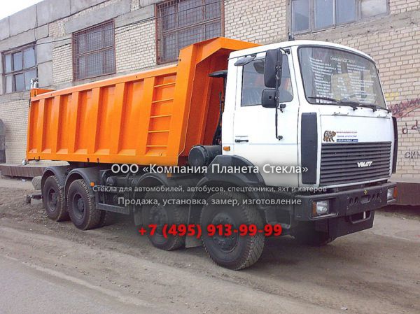 Стекло для самосвалов МЗКТ 65151