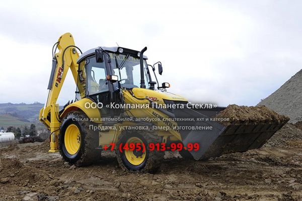 Стекло для экскаваторов-погрузчиков New Holland B100B