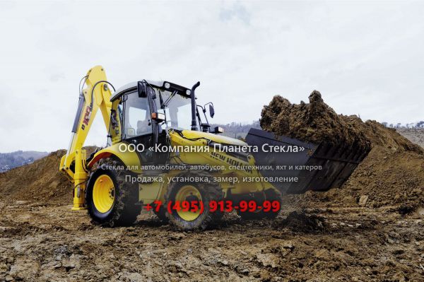 Стекло для экскаваторов-погрузчиков New Holland B100B