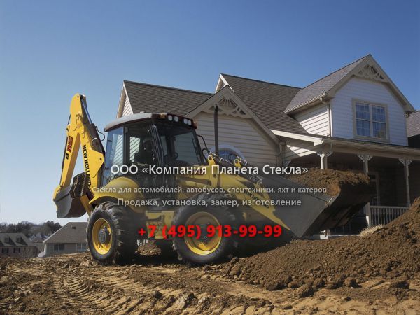 Стекло для экскаваторов-погрузчиков New Holland B115