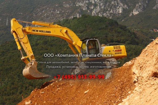 Стекло для гусеничных экскаваторов New Holland E485