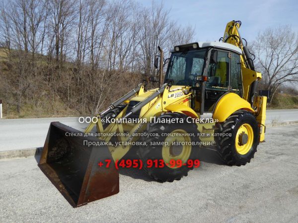 Стекло для экскаваторов-погрузчиков New Holland LB115B