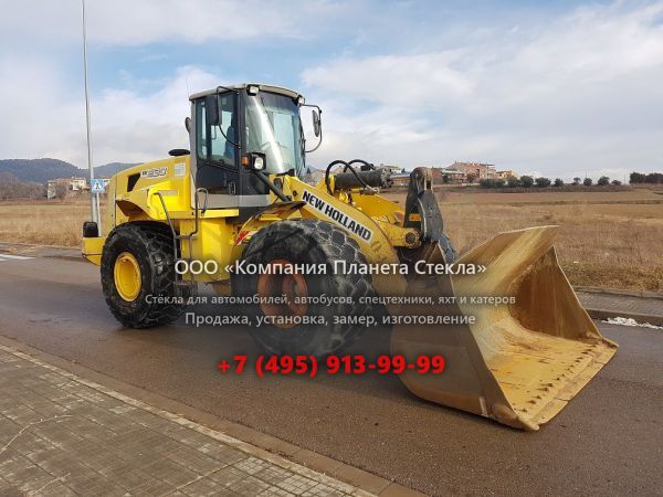 Стекло для колёсных погрузчиков New Holland W 230