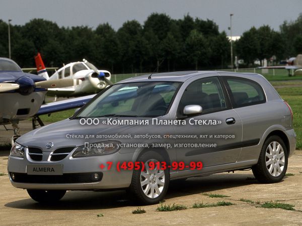 Стекло для Nissan Almera хетчбэк 2003 - 2006, N16 [рестайлинг]
